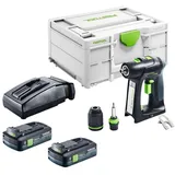 Festool C 18-Basic inkl. 2 x 4,0 Ah + Ladegerät + Systainer