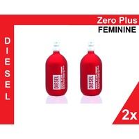 Diesel Eau de Toilette Diesel Zero Plus Eau De Toilette Spray for Women 75ml EDT - 2 Stück, 2-tlg.