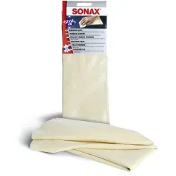 SONAX Ledertuch Premiumleder, Naturleder 04163000 , 1 Ledertuch - 55 x 37 cm
