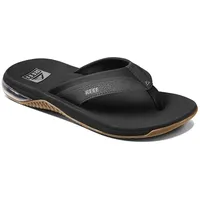 Reef Herren Anchor Flipflop, Schwarz Silber, 37.5 EU