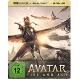 walt disney / leonine Avatar - Fire and Ash - Steelbook - Limited Edition (4K Ultra HD + Blu-ray) (+ Bonus-Blu-ray)