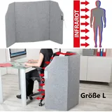 Sichler Haushaltsgeräte Faltbares Fern-Infrarot-Heizpanel, bis 65 °C, 400 Watt, Größe L