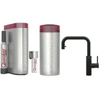 Quooker Flex Square | Reservoirs COMBI | CUBE & Filter | schwarz | sofort-Kochend-Wasserhahn