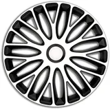 Auto-Style AutoStyle Satz Radzierblenden Mugello 14Zoll, Weiß/Schwarz