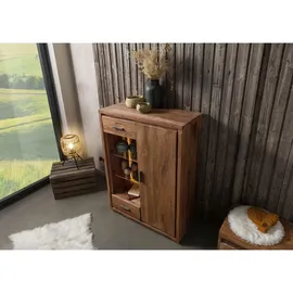 Wolf Möbel Kommode BARK 88 x 40 x 120 cm Beige