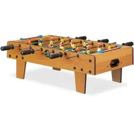 Relaxdays Tischkicker 10022517, 69 x 60 x 23 cm, braun, 3,4 kg