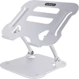 Startech StarTech.com Laptop Stand for Desk, Ergonomic Laptop Stand Adjustable Height, Al