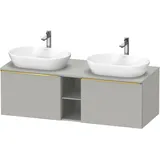 Duravit D-Neo Konsolenwaschtischunterbau wandhängend Betongrau Matt 1400x550x459 mm - DE4950B3407000 DE4950B34070000