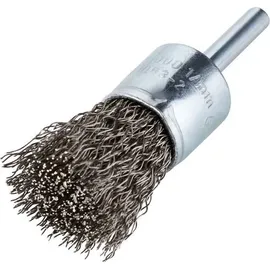 RHODIUS EPBW, 12 Stück Pinselbürste 25 x 25 x 6,0 mm, gewellt, TOPline, für Edelstahl, Stahl 353155