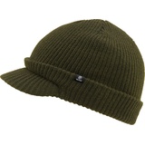 Brandit Textil Brandit Shield Cap, Strickmütze mit Schirm, Oliv