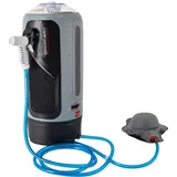 TaNeHaKi Campingdusche Solardusche Gartendusche Mit Pumpe,Duschkopf Tragbare Und Abnehmbarem Schlauch Duschen Beutel Shower FüR Wandern, Im Freien, Klettern