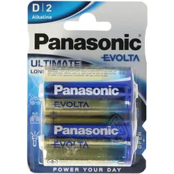 Panasonic EVOLTA Batterie die neue Alkaline Batterien Mono/D LR20