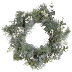 Dekoskranz grün mit Schnee bedeckt ⌀ 54 cm JURMU