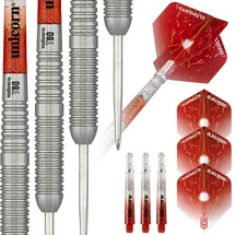 Unicorn Information System Unicorn Striker 80% Darts - Silver / Red - 22 g