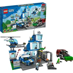 LEGO City 60316 Polizeistation Bausatz, Mehrfarbig