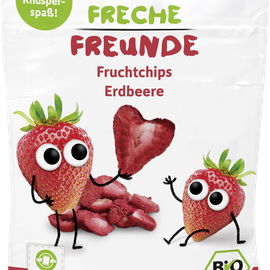 Erdbär Freche Freunde Bio Fruchtchips Erdbeere 12 g