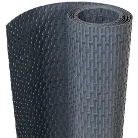 vidaXL Balkon-Sichtschutz 600 x 100 cm Anthrazit Rattan