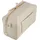 Valentino Pattie Umhängetasche Kunstleder Beige/Weiß