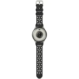 Amazfit Cheetah 2 Pro BT 46 mm Titaniumgehäuse Schwarz Silikonarmband Schwarz 20 mm