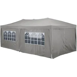 Konifera Faltpavillon, (Set), BxT: 300x600 cm - 2 Jahre Gewährleistung - mind. 14 Tage Rückgaberecht - Grau B/T: 300cm x 600cm, Pavillons,