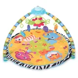 Lorelli Spielbogen Spielbogen Projector, Musikfunktion Rassel Spiegel Greiflinge ab Geburt blau