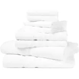 SCHIESSER Las Palmas Handtuchset 8-tlg. weiß