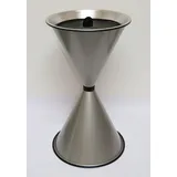 SZ Metall Standaschenbecher »spitze Kegel« silber-metallic, SZ Metall, 40x71 cm