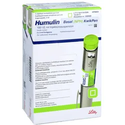 HUMULIN Basal NPH KwikPen Injektionssuspension 10 St
