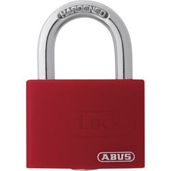 ABUS Vorhängeschloss ABUS ABVS50011 Vorhängeschloss 43 mm Rot Schlüsselschloss rot