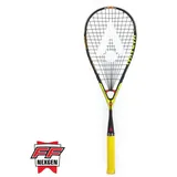 Karakal Squashschläger Core Pro 2.1 120g/ausgewogen 2025 schwarz/gelb - besaitet schwarz