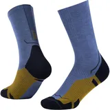 Buff Merino Wool Crew Trekkingsocken Blau M