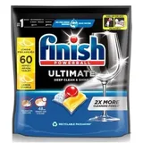 Finish POWERBALL Ultimate Quantum Zitrone Reinigungsmittel für Spülmaschine - 60 Tabs