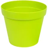 Patio Blumentopf Pflanzkübel rund Topf Übertopf Kunststoff D-34 cm limetten grün