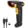 Inateck Barcode-Scanner BCST-24_black, Kabellos, USB, Bluetooth, Funk, 1D CCD Handscanner,