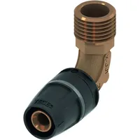 TECE logo-Push Winkelübergangsnippel Dimension 20mm x r 1/2', Rotguss/Siliziumbronze