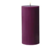 Deluxe Homeart LED Kerze Mia 20 cm 10 cm lila
