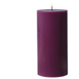 Deluxe Homeart LED Kerze Mia 20 cm 10 cm lila