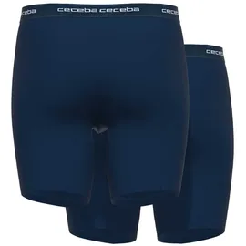 CECEBA Herren Shorts, Multipack - Boxershort, Long Boxer, Basic, Baumwolle, M-7XL, einfarbig Dunkelblau 6XL Pack