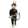 SIKORA Teufel Krampus Glas Figur Weihnachtsbaum Anhänger Ornament - Meisterstücke - BS715, Variante:schwarz
