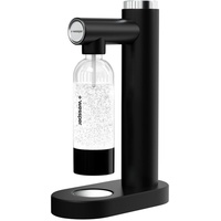 Wessper Wassersprudler, Sprudelwasser Maschine, Set 1L Wasser Sprudel PET- Flaschen BPA-Frei & 60L CO2 Zylinder | Trinkwassersprudler Water Carbonator