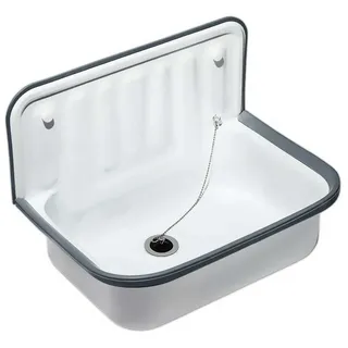 Tg Ausgussbecken 51 x 33 cm weiß
