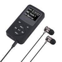VBESTLIFE Dab Radio,Tragbare DAB/DAB + Pocket Digital Radio Empfänger Bluetooth MP3-Player mit Kopfhörer