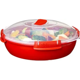 Sistema Mikrowellenschüssel rund rot 1,29 l