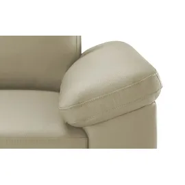 Sofa.de Einzelcouch Leder 1-Sitzer Beige