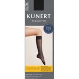 Kunert Fly & Care 40 Women Reisekniestrumpf 1 Paar | 39-42 (II) | Tan (KU-1003)