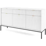 Feldmann-Wohnen Sideboard 154 x 83 x 39 cm Weiß