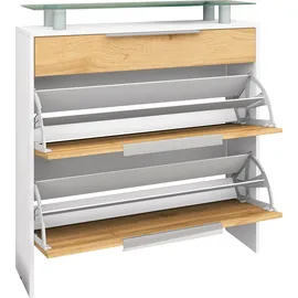 borchardt Möbel Oliva 89 x 96 x 24 cm hängend / weiß matt