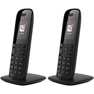 Telekom 114186 10 Duo Set 5 cm (2 Zoll) Diagonale, 176 x 220 Pixel Speed-Telefon schwarz