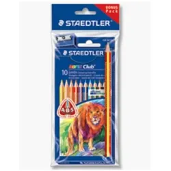 STAEDTLER Farbstift Noris Club 10 Stifte + 1 Regenbogenstift