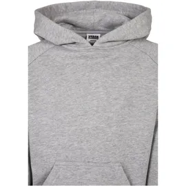 URBAN CLASSICS Blank Kapuzenpullover Grey 122-128 cm